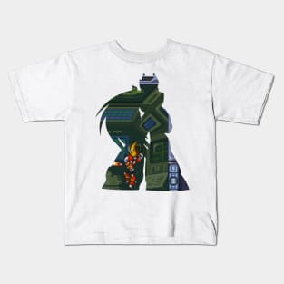 Zero - Mega Man X background cutout v.2 Kids T-Shirt